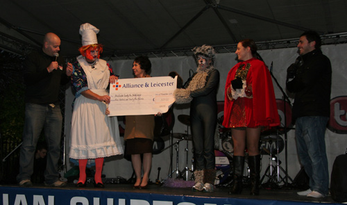 Cheque handover